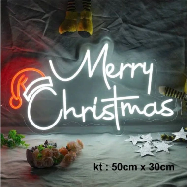 Đèn Neon Led Merry Christmas 2.025 - Trang trí Noel cho quán ăn, nhà hàng 2