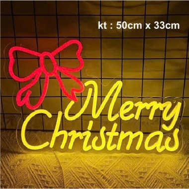 Đèn Neon Led Merry Christmas 2.025 - Trang trí Noel cho quán ăn, nhà hàng 4