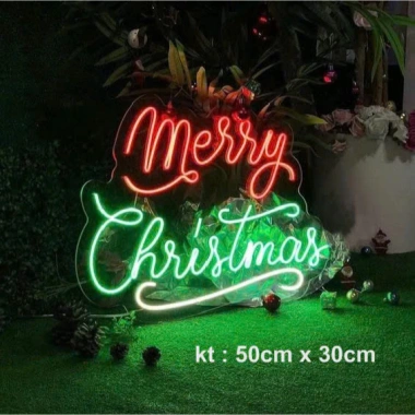 Đèn Neon Led Merry Christmas 2.025 - Trang trí Noel cho quán ăn, nhà hàng 7