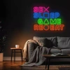 Đèn Neon LED Trang Trí Game Treo Tường - Nhiều Mẫu, Kèm Nguồn & Miếng Dán, Giá Chỉ 65.000 VND 6