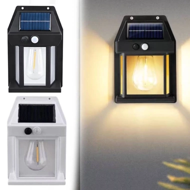 Đèn ngoài trời treo tường năng lượng mặt trời phát hiện chuyển động - Trang trí sân hiên giá ưu đãi 92.400 VND 3