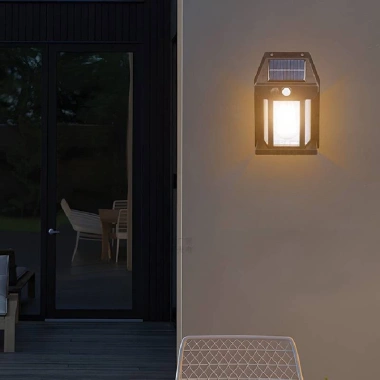 Đèn ngoài trời treo tường năng lượng mặt trời phát hiện chuyển động - Trang trí sân hiên giá ưu đãi 92.400 VND 4