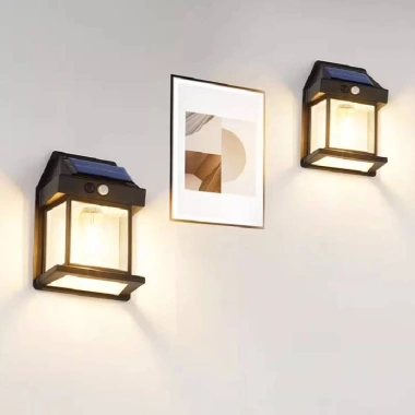Đèn ngoài trời treo tường năng lượng mặt trời phát hiện chuyển động - Trang trí sân hiên giá ưu đãi 92.400 VND 5