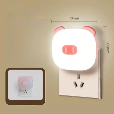 Đèn ngủ cảm ứng hình heo LED tự động bật tắt, decor phòng ngủ, giá chỉ 49.000 VND 3