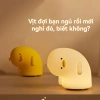 Đèn ngủ cảm ứng vịt nghiêng đầu, điều chỉnh độ sáng, sạc USB - Quà tặng ấm áp mỗi đêm 7