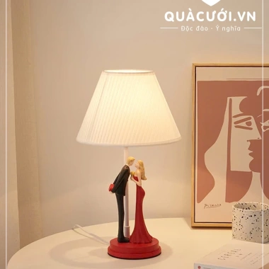 Đèn ngủ để bàn cặp đôi lãng mạn, đèn LED 6 màu, cảm biến chạm, thiết kế sang trọng, quà cưới cô dâu chú rể giảm giá 990.000₫