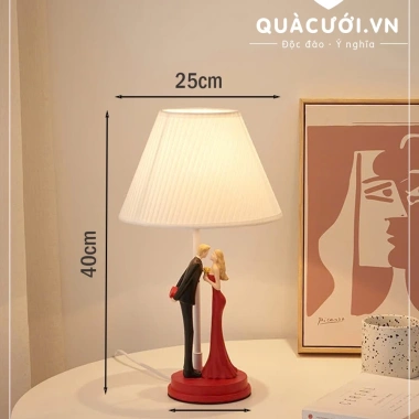 Đèn ngủ để bàn cặp đôi lãng mạn, đèn LED 6 màu, cảm biến chạm, thiết kế sang trọng, quà cưới cô dâu chú rể giảm giá 990.000₫