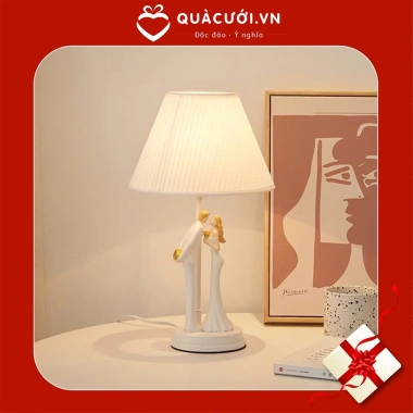 Đèn ngủ để bàn cặp đôi lãng mạn, đèn LED 6 màu, cảm biến chạm, thiết kế sang trọng, quà cưới cô dâu chú rể giảm giá 990.000₫