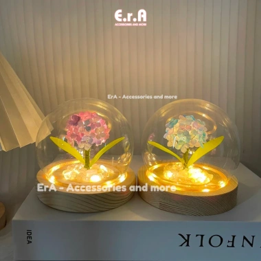 Đèn ngủ hoa Cẩm Tú Cầu Handmade - Quà sinh nhật, Valentine, 8/3, tặng người yêu - Giá 177.000 VND 8