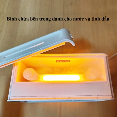 Đèn ngủ khuếch tán tinh dầu 200ml - Độ ẩm, 8 âm thanh, ngủ ngon, giá 720.000₫ 4