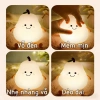 Đèn ngủ LED silicone hình quả lê dễ thương, bảo vệ mắt, ánh sáng ấm, decor phòng ngủ, giá ưu đãi 99.000 VND 6