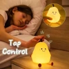Đèn ngủ LED silicone hình quả lê dễ thương, bảo vệ mắt, ánh sáng ấm, decor phòng ngủ, giá ưu đãi 99.000 VND 9
