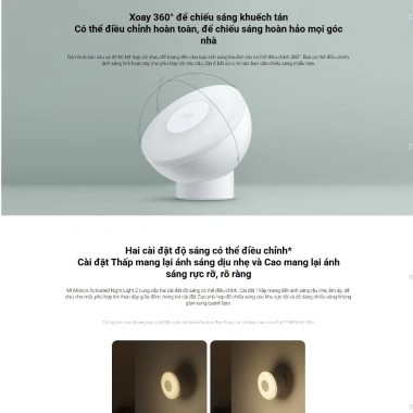 Đèn Ngủ Motion-Activated Night Light 2 - Chính Hãng, BH 1 Năm, Giá 290k 4 Đèn Ngủ Motion-Activated Night Light 2 - Chính Hãng, BH 1 Năm, Giá 290k 4