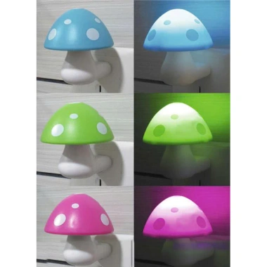 Đèn ngủ nấm ngộ nghĩnh cảm ứng ánh sáng - Bật tắt tự động, nhỏ gọn, 25.000 VND