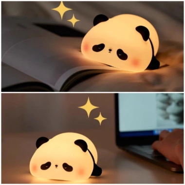 Đèn ngủ Panda silicon dễ thương - Cảm ứng 3 mức sáng, sạc pin, an toàn cho trẻ em, chỉ 156.450₫ 8