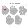 Đèn ngủ trái tim in ảnh theo yêu cầu - Quà tặng Valentine 8-3 cho người yêu, vợ, giá ưu đãi 189k 5