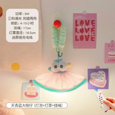 Đèn ngủ treo dễ thương sinh viên ký túc xá - Trang trí giường, phòng ngủ, tạo không khí ấm áp, giá 233k 9