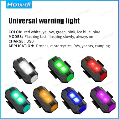 Đèn nhấp nháy cảnh báo an toàn gắn đuôi xe máy - sạc USB, giảm giá 17 chỉ 51.700 VND 2