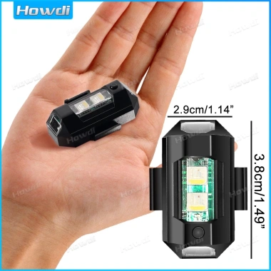 Đèn nhấp nháy cảnh báo an toàn gắn đuôi xe máy - sạc USB, giảm giá 17 chỉ 51.700 VND 3