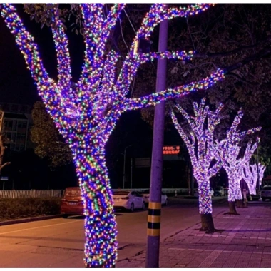 Đèn Nháy 40M Kim Cương Nhiều Mẫu - Trang Trí Noel và Tết, Đèn LED Bi Đa Màu, Freeship, Giá 115.000₫