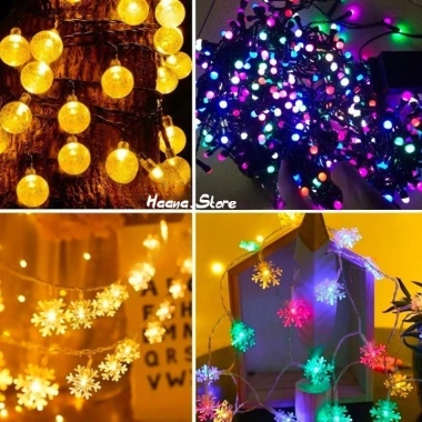 Đèn Nháy 50M Màu Vàng Nhiều Màu - Đèn Dây LED Ngoài Trời Siêu Chống Nước 47,999₫ 9