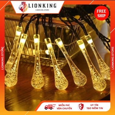Đèn nháy LED 10m bi bọt, bông tuyết, ngôi sao, kim cương giá 13.9k LionKingStore