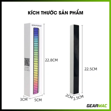 Đèn nháy LED 40 hạt kim loại Gearmac cảm âm nhạy - Trang trí Tiktok, giá 139k 3