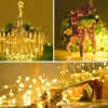 Đèn nháy LED Fairy 20m 200 bóng USB, điều khiển từ xa 8 chế độ, trang trí phòng ngủ 6