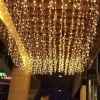 Đèn nháy LED rèm 6-16M rủ 60cm, trang trí quán cafe tiệc cưới - Giá chỉ 99.000đ