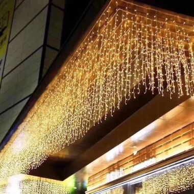 Đèn nháy LED rèm 6-16M rủ 60cm, trang trí quán cafe tiệc cưới - Giá chỉ 99.000đ 3