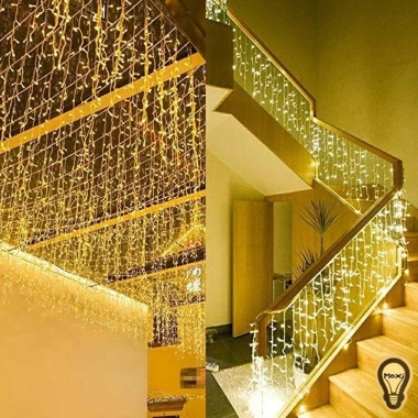 Đèn Nháy Mành Rủ 6m 30 Sợi - Led Cao Cấp, Ánh Sáng Rực Rỡ, Giá Chỉ 86.000đ 6
