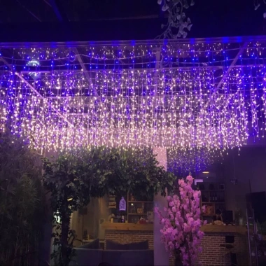 Đèn nháy rèm 4x0,6m siêu sáng, trang trí nội thất - Giảm còn 50.000 8