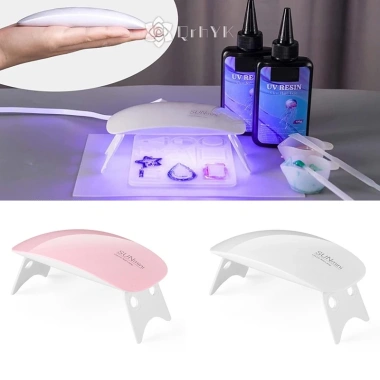 Đèn nhựa UV di động sạc USB – Giải pháp DIY đồ trang sức, giá chỉ 36.850₫ 3