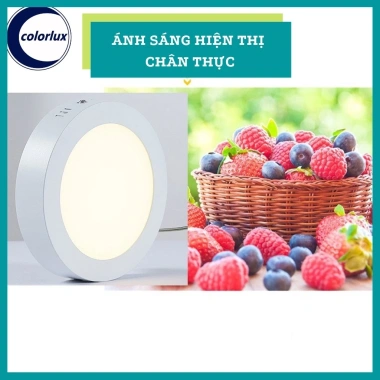 Đèn Ốp Nổi Trần Siêu Sáng 24W-6W Vuông Tròn Ánh Trắng Chính hãng - 68k