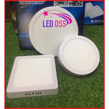 Đèn Ốp Nổi Trần Siêu Sáng 24W-6W Vuông Tròn Ánh Trắng Chính hãng - 68k