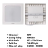Đèn ốp trần vuông viền trắng SSPL2 12-24W 3.000-6.500K MPE - Giá ưu đãi 133.000VND 8