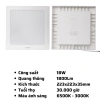 Đèn ốp trần vuông viền trắng SSPL2 12-24W 3.000-6.500K MPE - Giá ưu đãi 133.000VND 9