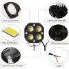 Đèn pha LED hình vuông 12V-80V 4 bóng 3 inch Ánh sáng trắng/vàng, ô tô & xe máy 6