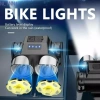 Đèn pha LED IPX6 xe đạp NLINNI 2 chế độ, chống mưa, lắp đặt dễ dàng