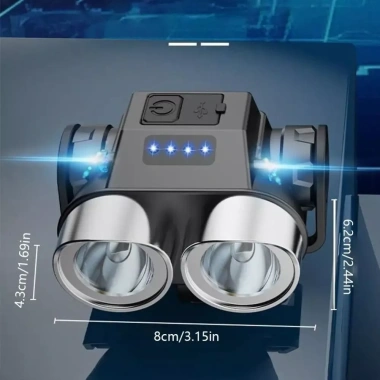Đèn pha LED IPX6 xe đạp NLINNI 2 chế độ, chống mưa, lắp đặt dễ dàng