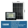 Đèn Pha Năng Lượng Mặt Trời 1.000W vỏ nhôm, chống nước IP67 - Giá ưu đãi 1.599.000₫