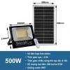 Đèn pha năng lượng mặt trời 500W LED 5.730, chống nước IP67 remote, giá 1.219.000₫
