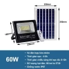 Đèn pha năng lượng mặt trời 60W - Siêu sáng, Tiết kiệm điện, Giá ưu đãi 409.000 VND