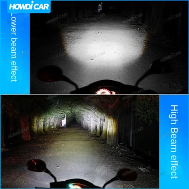 Đèn Pha Xe Máy 6.000K Hi-Lo Chùm LED H4/H6 Vàng Trắng - Giá Ưu Đãi 72.930₫