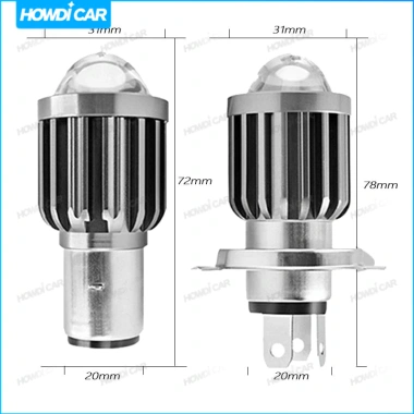 Đèn Pha Xe Máy 6.000K Hi-Lo Chùm LED H4/H6 Vàng Trắng - Giá Ưu Đãi 72.930₫