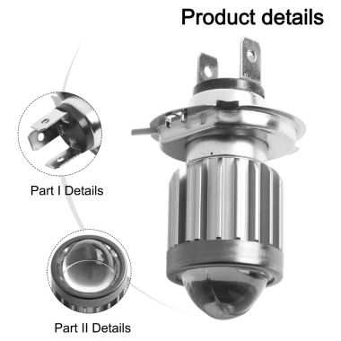 Đèn Pha Xe Máy 6.000K Hi-Lo Chùm LED H4/H6 Vàng Trắng - Giá Ưu Đãi 72.930₫ 7 Đèn Pha Xe Máy 6.000K Hi-Lo Chùm LED H4/H6 Vàng Trắng - Giá Ưu Đãi 72.930₫ 7