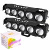 Đèn pha xe máy Vòng bi mini LED trắng vàng 12V/24V Giá chỉ 76.000đ 9
