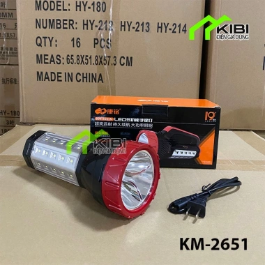 Đèn pin cầm tay siêu sáng 2 trong 1, chất lượng cao KM 2.626-2.689, giảm giá 127k 9 Đèn pin cầm tay siêu sáng 2 trong 1, chất lượng cao KM 2.626-2.689, giảm giá 127k 9