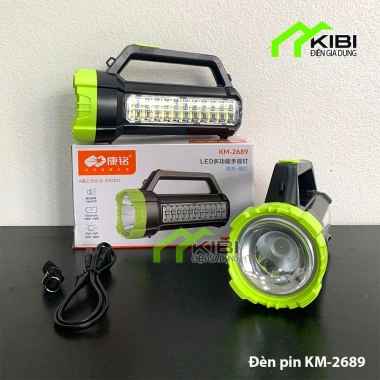 Đèn pin cầm tay siêu sáng 2 trong 1, chất lượng cao KM 2.626-2.689, giảm giá 127k 10 Đèn pin cầm tay siêu sáng 2 trong 1, chất lượng cao KM 2.626-2.689, giảm giá 127k 10