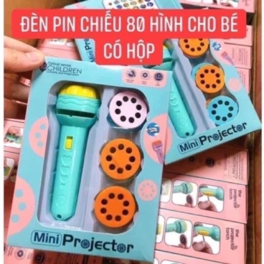 Đèn Pin Chiếu Bóng 80 Hình - 10 Tấm Phim Luôn Ạ, Độ Sáng Mạnh, Thời Lượng Dài, Giá 32.000₫